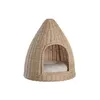 Pet bed DKD Home Decor 45 x 45 x 57 cm Natural Rattan