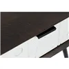 Nightstand DKD Home Decor 45 x 38 x 50 cm Black Metal White Mango wood Wengue