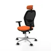 Office Chair with Headrest Jorquera Piqueras y Crespo 2D086N2 Orange