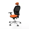 Office Chair with Headrest Jorquera Piqueras y Crespo 3D086G1 Orange
