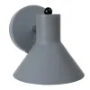 Wall Lamp 13 x 15,5 x 14 cm Grey Metal