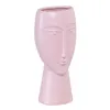 Planter 15 x 8,5 x 19 cm Face Ceramic Light mauve