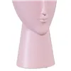 Planter 15 x 8,5 x 19 cm Face Ceramic Light mauve