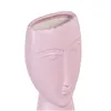 Planter 15 x 8,5 x 19 cm Face Ceramic Light mauve