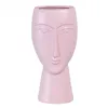 Planter 15 x 8,5 x 19 cm Face Ceramic Light mauve