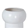 Planter Ceramic 30 x 30 x 30 cm White