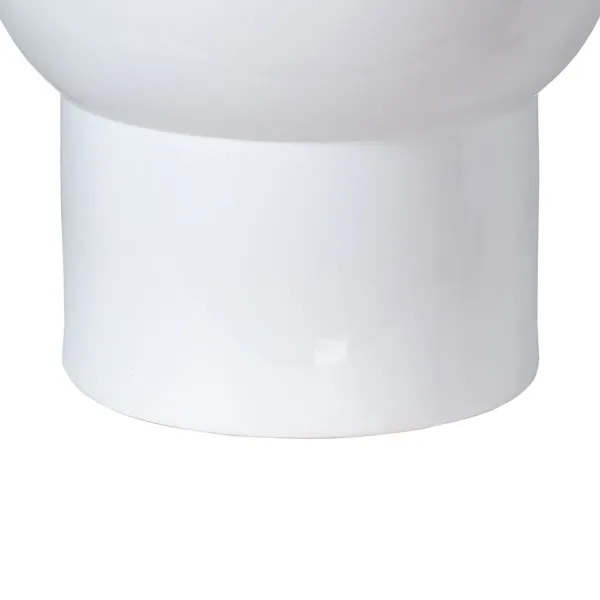 Planter Ceramic 30 x 30 x 30 cm White