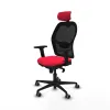 Office Chair with Headrest Jorquera Piqueras y Crespo 2D036G2 Red