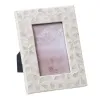 Photo frame Beige Mother of pearl 17 x 22 cm MDF Wood