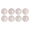 Balls CAPIZ Decoration Pink 10 x 10 x 10 cm (8 Units)