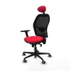 Office Chair with Headrest Jorquera Piqueras y Crespo 3D036G1 Red