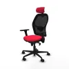 Office Chair with Headrest Jorquera Piqueras y Crespo 3D036N2 Red