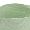 Set of Baskets Rope Light Green 26 x 26 x 33 cm (3 Pieces)