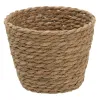 Set of Baskets Natural 17 x 17 x 20 cm Natural Fibre (3 Pieces)