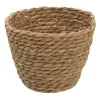 Set of Baskets Natural 17 x 17 x 20 cm Natural Fibre (3 Pieces)