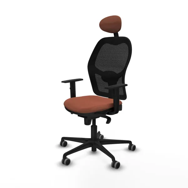 Офисный стул с изголовьем Jorquera Piqueras y Crespo 1D036G1 Коричневый Чёрный