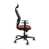 Office Chair with Headrest Jorquera Piqueras y Crespo 1D036G1 Brown Black