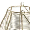 Lantern Candleholder Golden Iron Lantern 18 x 18 x 24 cm