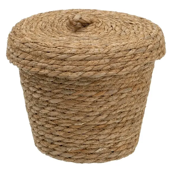 Multi-purpose basket 3 Pieces 28 x 28 x 36 cm Natural Natural Fibre