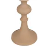 Candleholder 13 x 13 x 39,5 cm Beige Aluminium