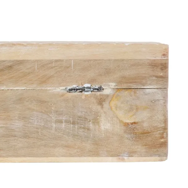 Decorative box 26,6 x 11 x 8,5 cm Mango wood (2 Units)