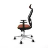 Office Chair with Headrest Jorquera Piqueras y Crespo 1D086N2 Brown Black