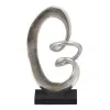 Decorative Figure 18,5 x 8 x 34 cm Black Silver