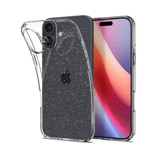Spigen Liquid Crystal Glitter - Case for iPhone 16 Plus (Clear)