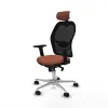 Toimistotuoli niskatuella Jorquera Piqueras y Crespo 2D086N2 Ruskea Musta