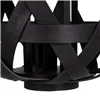 Lantern 26 x 26 x 32 cm Candleholder Black Bamboo