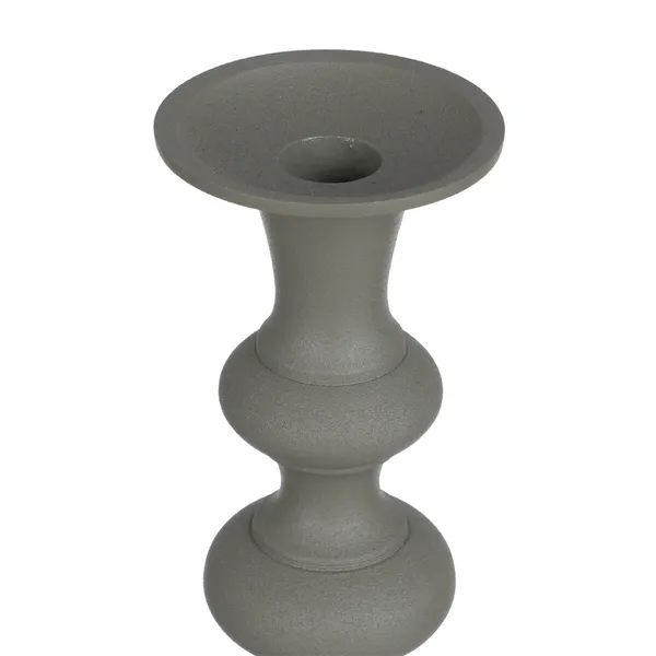 Candleholder 13 x 13 x 47 cm Aluminium Green