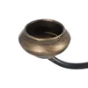 Candle Holder 41 x 12 x 30,5 cm Black Golden Metal