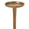 Candleholder 12 x 12 x 48,5 cm Golden Aluminium