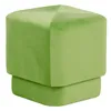 Pouffe Synthetic Fabric Wood 40 x 40 x 40 cm Green