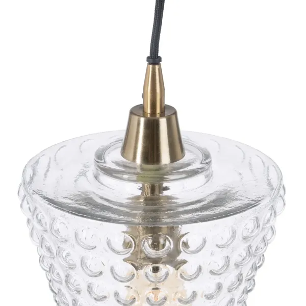 Ceiling Light Crystal Metal 20 x 20 x 27 cm