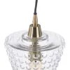 Ceiling Light Crystal Metal 20 x 20 x 27 cm