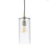 Ceiling Light 12 x 12 x 32 cm Crystal Metal