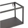 Shelves 40 x 12 x 13,5 cm Black Golden Metal