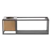 Shelves 40 x 12 x 13,5 cm Black Golden Metal