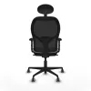 Office Chair with Headrest Jorquera Piqueras y Crespo 2D036G1 Light grey