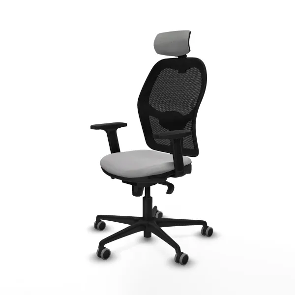 Office Chair with Headrest Jorquera Piqueras y Crespo 2D036G2 Light grey