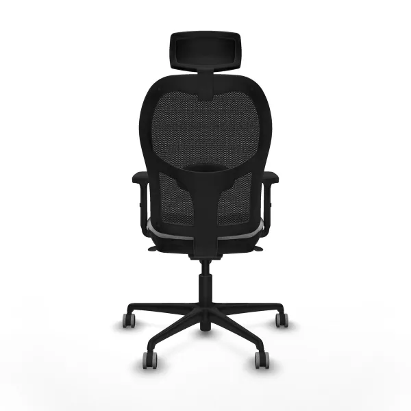 Office Chair with Headrest Jorquera Piqueras y Crespo 2D036G2 Light grey
