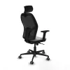 Ofiso kėdė su atrama galvai Jorquera Piqueras y Crespo 2D036G2 Šviesiai pilka