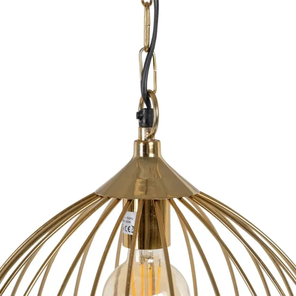 Ceiling Light Golden Iron 36 x 36 x 40 cm