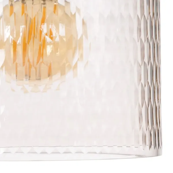 Ceiling Light Crystal Metal 20 x 20 x 27 cm