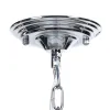 Ceiling Light 28 x 28 x 33 cm Crystal Metal Silver