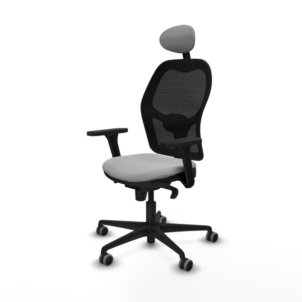 Office Chair with Headrest Jorquera Piqueras y Crespo 3D036G1 Light grey