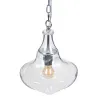 Ceiling Light 28 x 28 x 33 cm Crystal Metal Silver