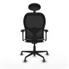 Office Chair with Headrest Jorquera Piqueras y Crespo 3D036G1 Light grey