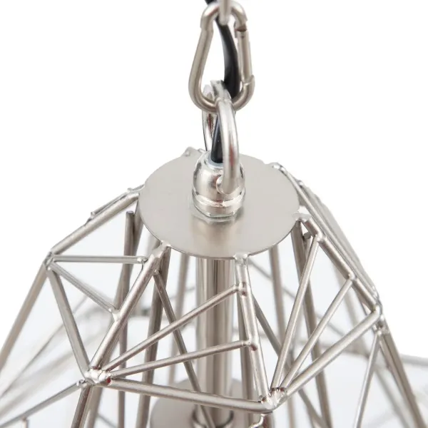 Ceiling Light 30 x 30 x 36 cm Metal Silver